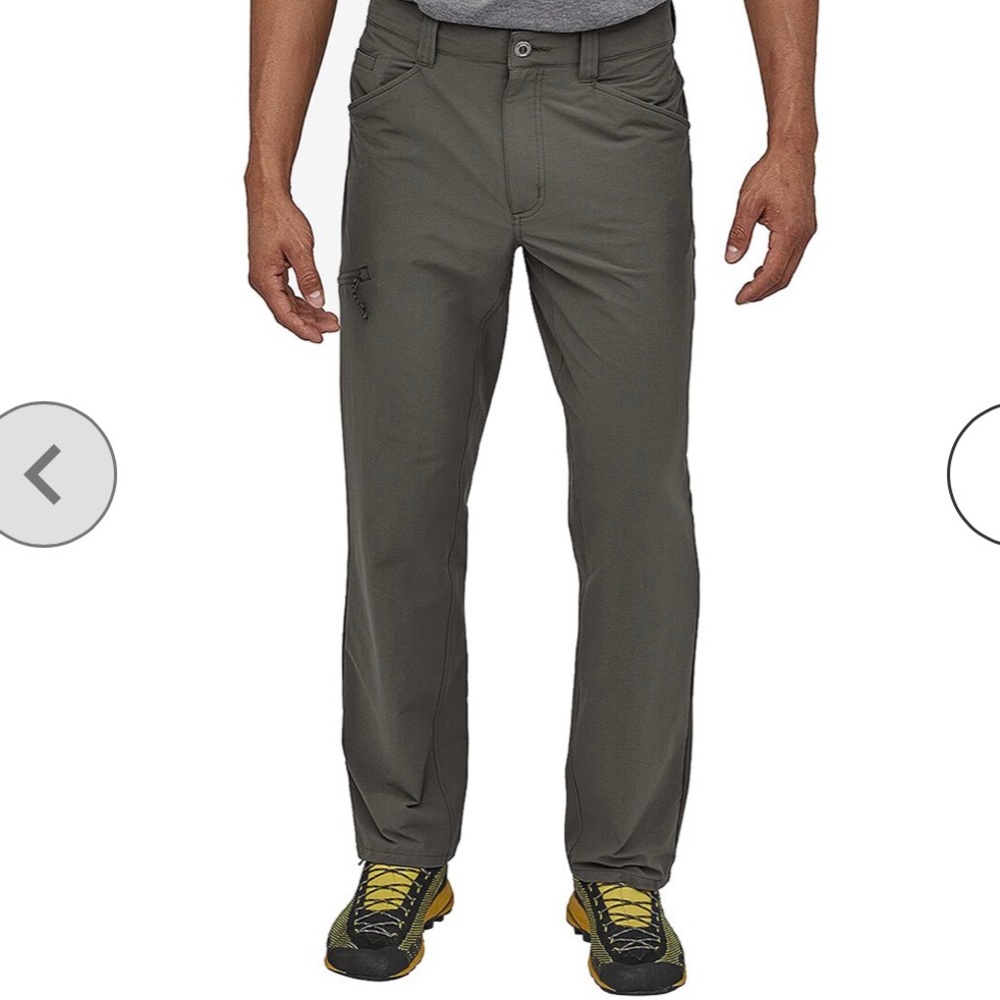 Patagonia Men’s Quandary Hiking Pant Gray Size 30” waist/29” inseam.